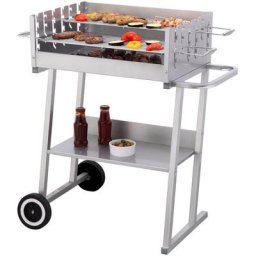 Tepro Holzkohlegrill Grillwagen Pasadena, BxTxH: 84x52x90 cm