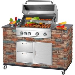 El Fuego Gasgrill Grillküche Built-in, BxTxH: 147x68x130 cm