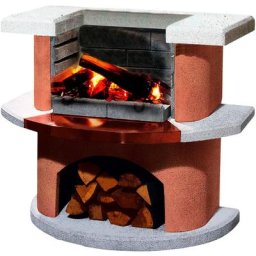 Buschbeck Holzkohlegrill Grillbar Bologna, BxTxH: 110x65x93 cm