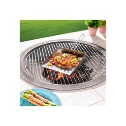 hecht international Grillplatte, mit abnehmbarem Griff, BxT: 24,5x25,5 cm