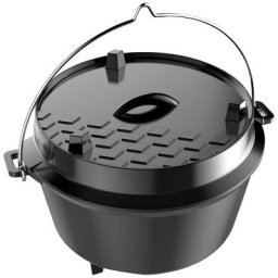 Tepro Grilltopf Dutch Oven L, Gusseisen, 12 Liter