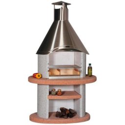 WELLFIRE Grillkamin Duna Colora, BxTxH: 110x73x192 cm