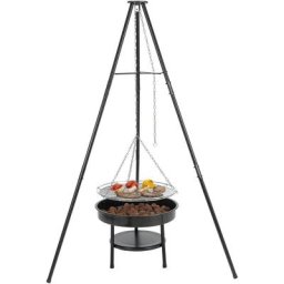 Tepro Holzkohlegrill Schwenkgrill Cary, BxTxH: 110x110x162 cm