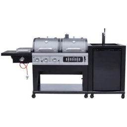 El Fuego Kombigrill AY0599, 3-in-1 mit Bierkühler und Zapfanlage
