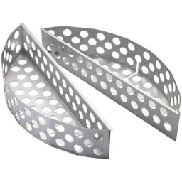 RÖSLE Kohlekorb 25033 (2-tlg), Körbe für gleichmäßige Hitze, für Kugelgrills mit 60 cm Ø, Stahl