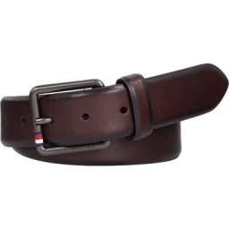 Tommy Hilfiger Ledergürtel mit Markenlabel