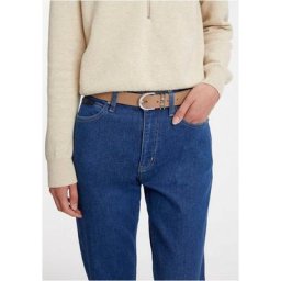 Calvin Klein Ledergürtel mit Calvin Klein Monogramm-Metallelementen