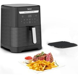 Tefal Heißluftfritteuse EY8018 Easy Fry & Grill XXL, 2-in-1, 1830 W, Flexcook-Trennwand für 2 separate Zonen, 6,5 L XXL-Fassungsvermögen