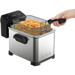 Tefal Fritteuse FR507D Family Pro Digital, 2400 W, 4 L, spülmaschinengeeignet, digitaler LED-Bildschirm