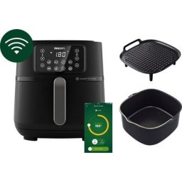 Philips Heißluftfritteuse Airfryer XXL HD9285/96, 2000 W, WiFi Konnektivität und Warmhaltefunktion