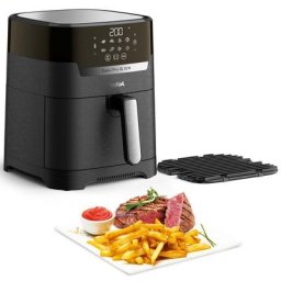 Tefal Heißluftfritteuse EY5058 Easy Fry & Grill Precision, 1400 W, Heißluftfritteuse & Grill, digitales Display, 4,2 L, 8 Kochprogramme