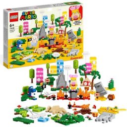 LEGO® Konstruktionsspielsteine Kreativbox – Leveldesigner-Set (71418), LEGO® Super Mario, (588 St), Made in Europe