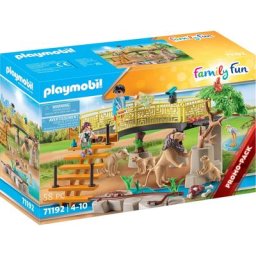 Playmobil® Konstruktions-Spielset Löwen im Freigehege (71192), Family Fun, (58 St), Made in Germany