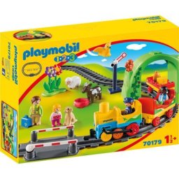 Playmobil® Konstruktions-Spielset Meine erste Eisenbahn (70179), Playmobil 1-2-3, Made in Europe