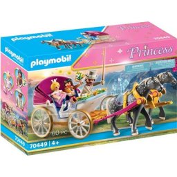 Playmobil® Konstruktions-Spielset Romantische Pferdekutsche (70449), Princess, (60 St), Made in Germany
