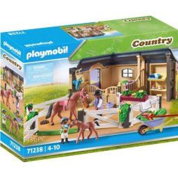 Playmobil® Konstruktions-Spielset Reitstall (71238), Country, (136 St), Made in Germany