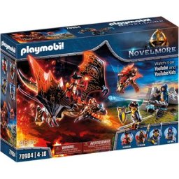Playmobil® Konstruktions-Spielset Novelmore Drachenattacke (70904), Novelmore, (46 St), Made in Germany