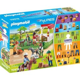 Playmobil® Konstruktions-Spielset My Figures: Horse Ranch(70978), My Figures, (114 St), Made in Europe