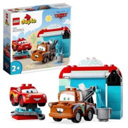 LEGO® Konstruktionsspielsteine Lightning McQueen und Mater in der Waschanlage (10996), LEGO® DUPLO, (29 St), LEGO® DUPLO Disney and Pixar’s Cars, Made in Europe