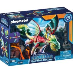 Playmobil® Konstruktions-Spielset Dragons: The Nine Realms - Feathers & Alex (71083), (14 St), Made in Germany