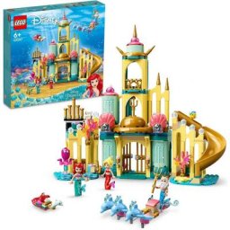 LEGO® Konstruktionsspielsteine Arielles Unterwasserschloss (43207), LEGO® Disney Princess, (498 St), Made in Europe