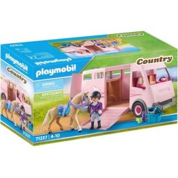 Playmobil® Konstruktions-Spielset Pferdetransporter (71237), Country, (47 St), Made in Europe