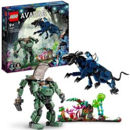 LEGO® Konstruktionsspielsteine Neytiri und Thanator vs. Quaritch im MPA (75571), LEGO® Avatar, (560 St), Made in Europe