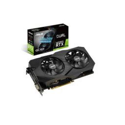 Asus GeForce RTX 2060 DUAL-RTX2060-O6G-EVO Grafikkarte (6 GB, GDDR6, axial-tech Fan, 6GB GDDR6 Speicher, GPU Tweak II, 2,5 slot Design)