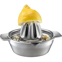 GEFU Zitruspresse LEMON, Edelstahl, spülmaschinengeeignet, Inhalt 0,25 l
