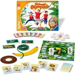Ravensburger Spiel, Bewegungsspiel tiptoi® ACTIVE Dschungel-Olympiade, Made in Europe, FSC® - schützt Wald - weltweit