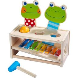 Haba Klopfbank Klang-Klopfbank Froschkonzert