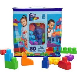MEGA BLOKS Konstruktionsspielsteine First Builders Large, (80 St)