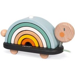 Janod Nachziehtier Sweet Cocoon, Schildkröte Regenbogen