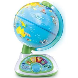 Vtech® Globus Ready Set School, Interaktiver Junior-Globus, Lernglobus mit Licht und Sound