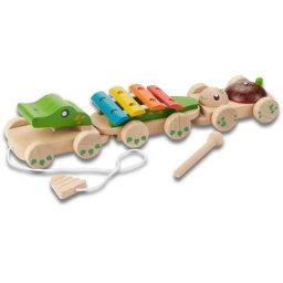 EverEarth® Nachziehtier Musikzug, FSC®- schützt Wald - weltweit