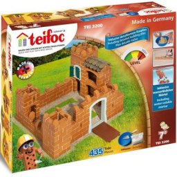 teifoc Steinbaukasten Ritterburg, (435 St), Made in Germany