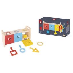 Janod Lernspielzeug Essentiel, Sortierspiel mit Schlüsseln