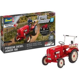 Revell® Modellbausatz Porsche Junior 108 - Farming Simulator Edition, Maßstab 1:24, Made in Europe