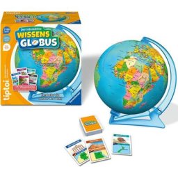 Ravensburger Globus tiptoi® Der interaktive Wissens-Globus, Made in Europe, FSC® - schützt Wald - weltweit