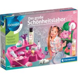 Clementoni® Experimentierkasten Galileo, Das große Schönheitslabor, Made in Europe