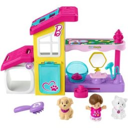 Fisher-Price® Lernspielzeug Little People Tierstation Spielset mit 3 Figuren