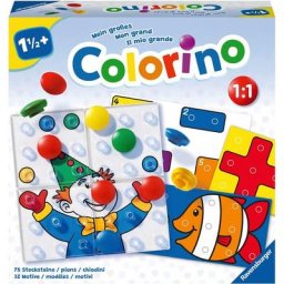 Ravensburger Spiel, Steckspiel Mein großes Colorino, FSC® - schützt Wald - weltweit, Made in Europe