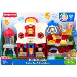 Fisher-Price® Lernspielzeug Little People Bauernhof, mit Licht und Sound, inklusive Tiere