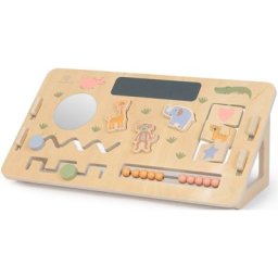 MUSTERKIND® Motorikbrett Motorik-Board Abelia, Safari, aus Holz
