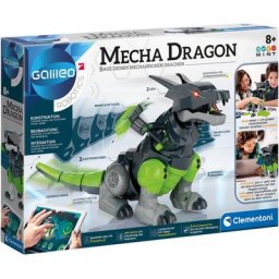 Clementoni® Experimentierkasten Galileo, Mecha Dragon, mit App-Funktion, Made in Europe
