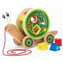 Hape Nachziehtier Schnecke, (Set, 1-tlg), Schnurlänge 60 cm