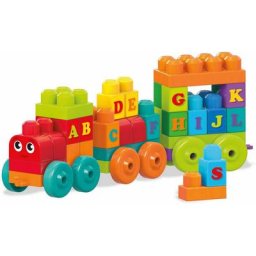 MEGA BLOKS Spielbausteine Mega Bloks ABC Lernzug, (60 St)