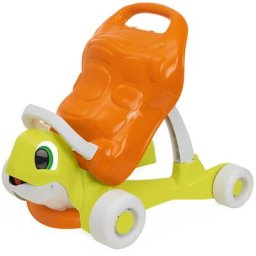 Chicco Lauflernhilfe Walk&Ride Turtle, teilweise aus recyceltem Material, Made in Europe