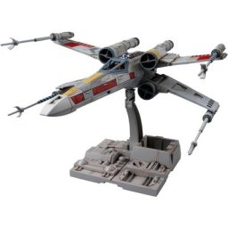 Bandai Modellbausatz Star Wars X-Wing Starfighter, Maßstab 1:72, mit 2 Figuren