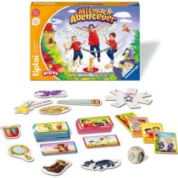 Ravensburger Spiel, Bewegungsspiel tiptoi® ACTIVE Mitmach-Abenteuer, Made in Europe, FSC® - schützt Wald - weltweit